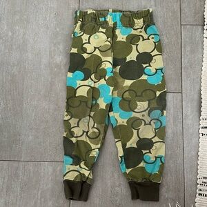 Disney Junior boys Mickey camo sweatpants 4T
